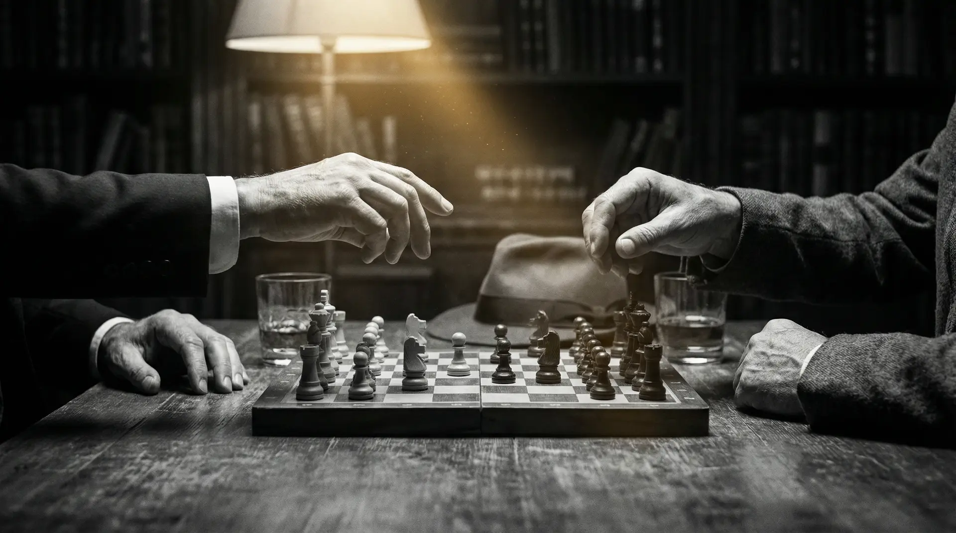 海角社区网址 艺术探索系列 - 非线性叙事，棋盘上的对弈象征命运的交错